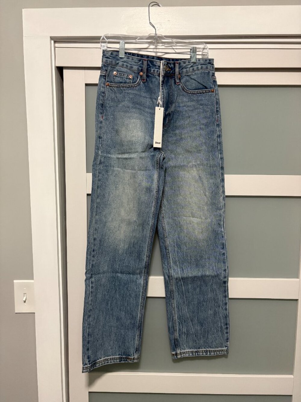 Elwood Unisex Vintage Inspired JeansSTraight leg sz 28 Mens 26 Womens NWT